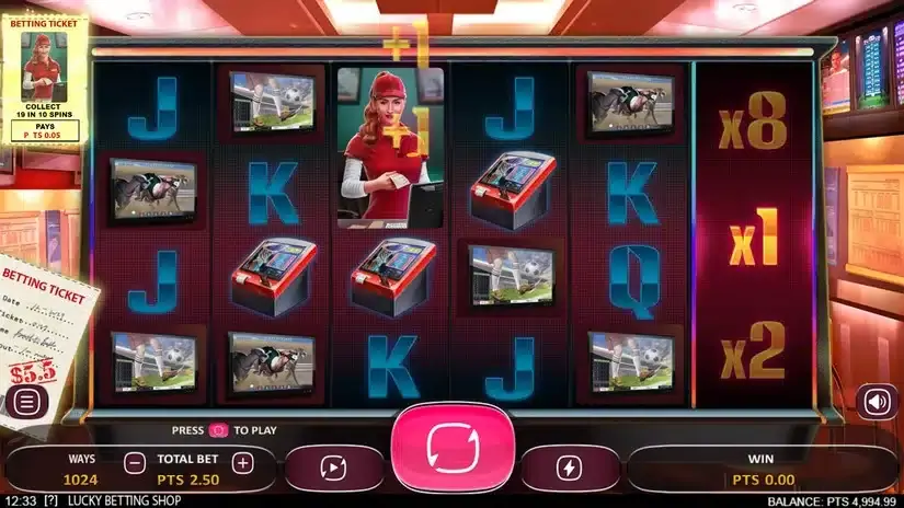 Lucky Betting Shop slot screenshot 2