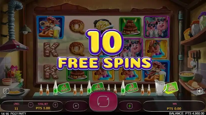 Piggy Party slot screenshot 4