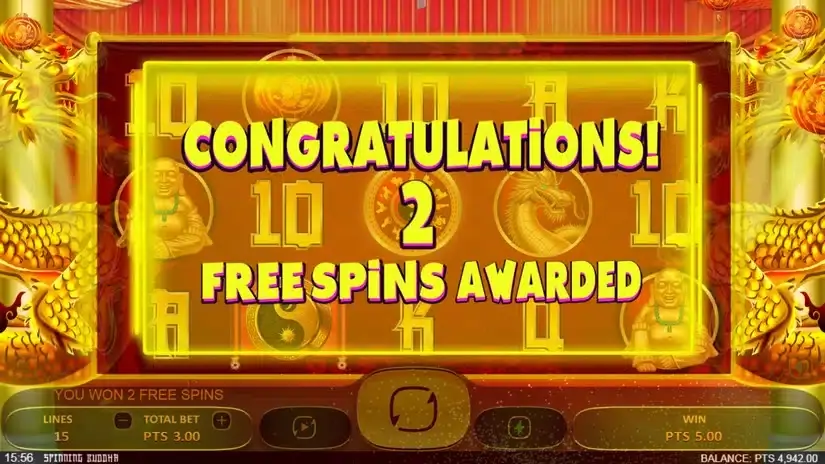 Spinning Buddha slot screenshot 5