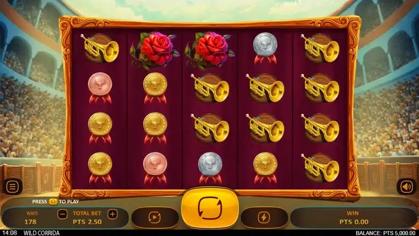 Wild Corrida slot screenshot 1