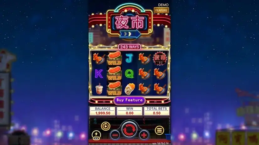 Night Market slot screenshot 1
