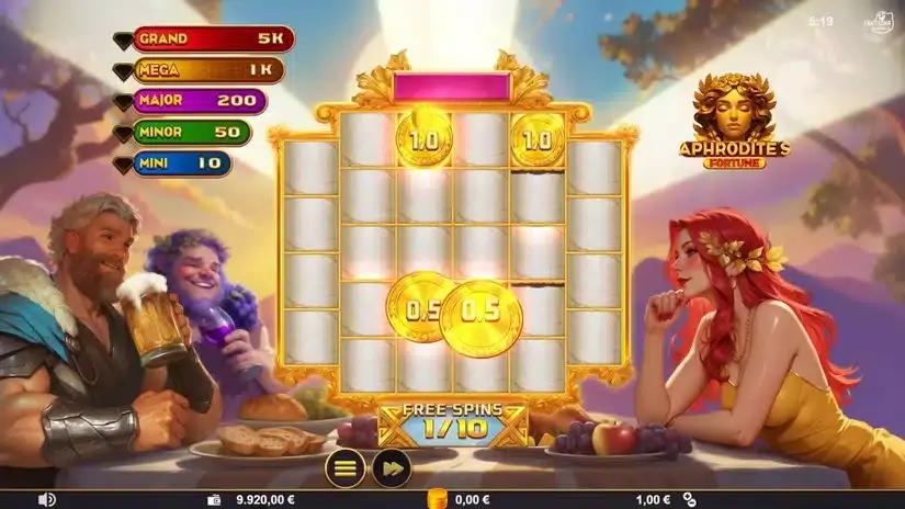 Aphrodite’s Fortune slot screenshot 4