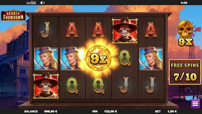 Bounty Showdown slot screenshot 2