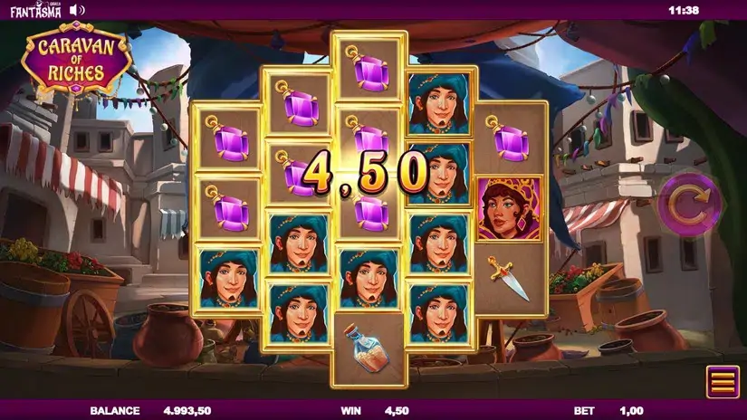 Caravan of Riches slot screenshot 3