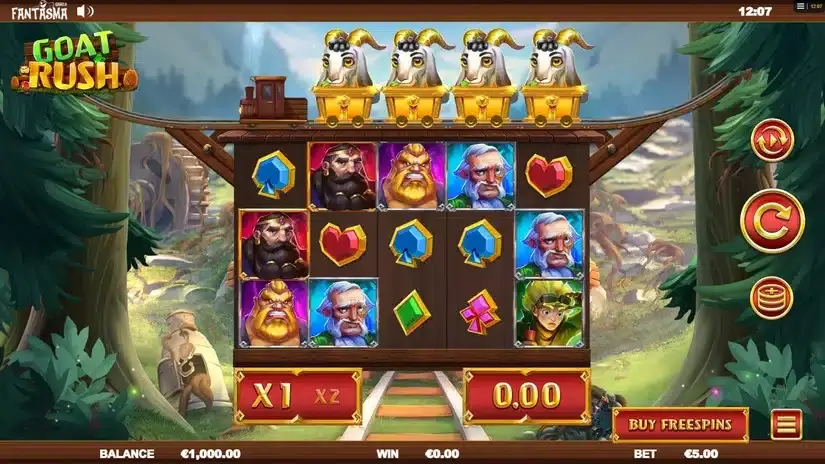 Goat Rush slot screenshot 1