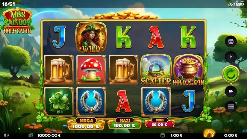 Miss Rainbow: Hold & Win slot screenshot 1