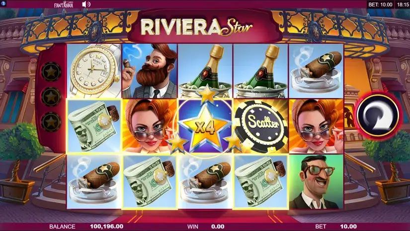 Riviera Star slot screenshot 3