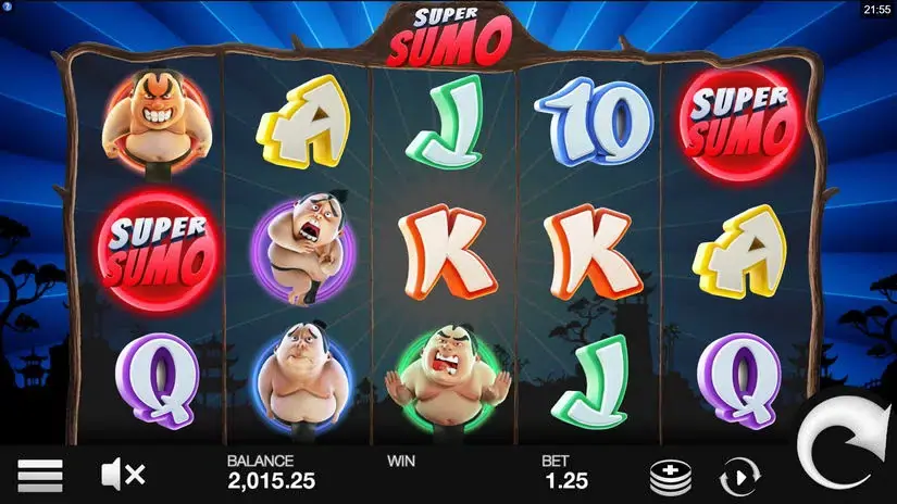 Super Sumo slot screenshot 2