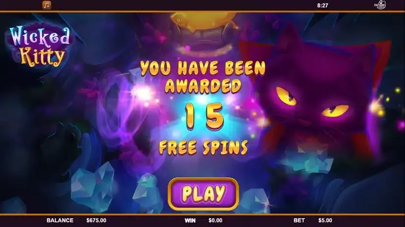 Wicked Kitty slot screenshot 3