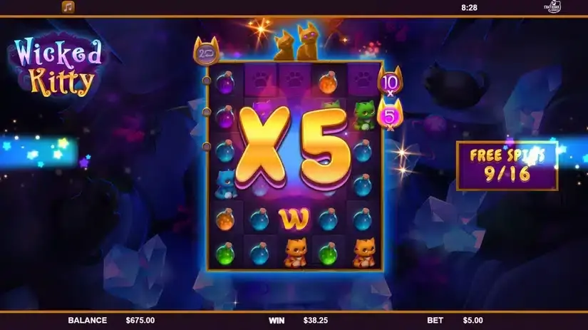 Wicked Kitty slot screenshot 6
