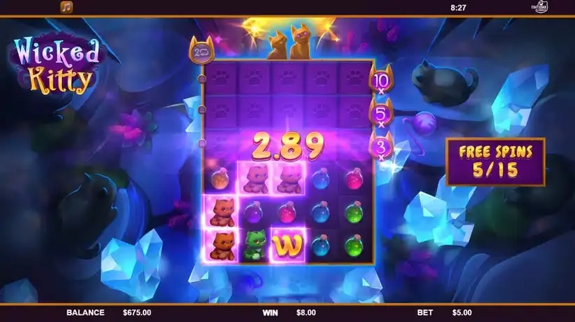 Wicked Kitty slot screenshot 4