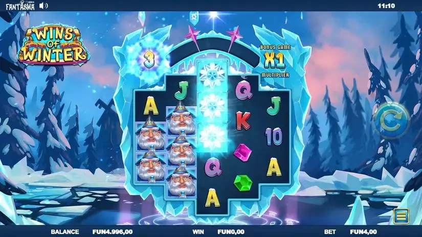 Wins of Winter slot screenshot 2
