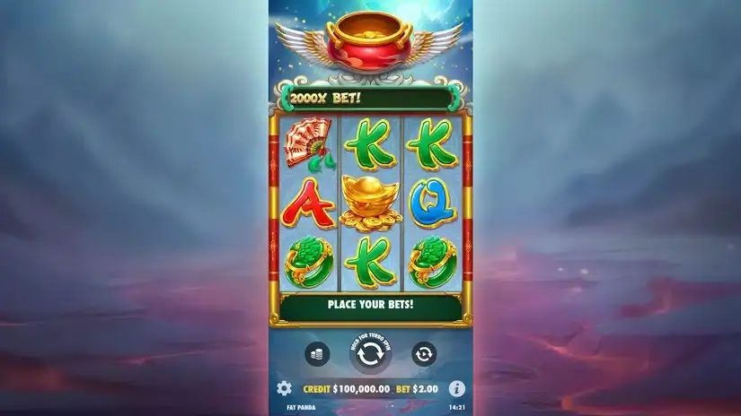 Lucky Phoenix slot screenshot 