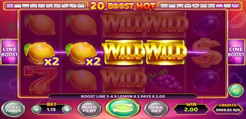 20 Boost Hot slot screenshot 3