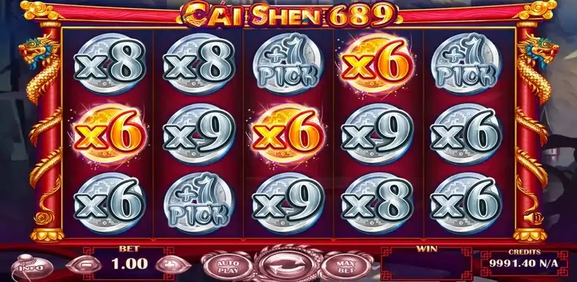 Cai Shen 689 slot screenshot 