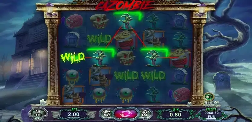 Cazombie slot screenshot 4