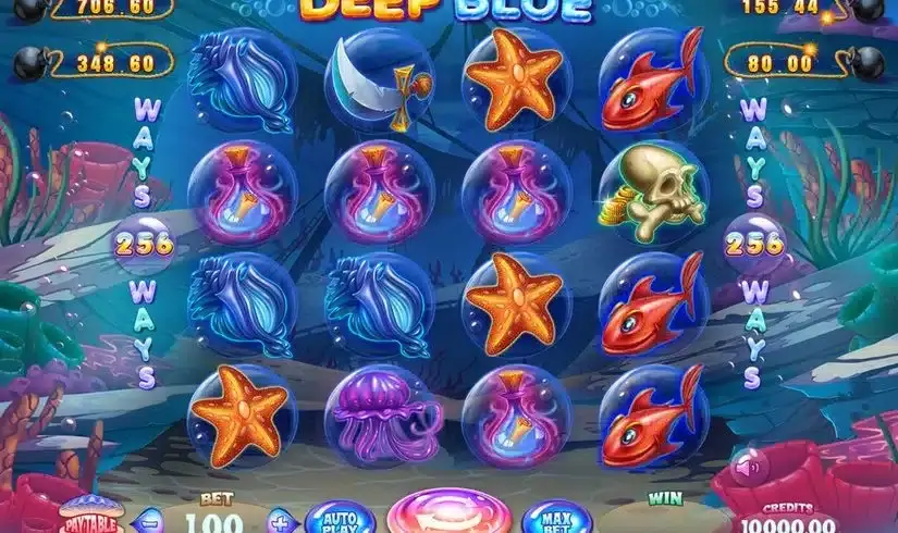 Deep Blue slot screenshot 1