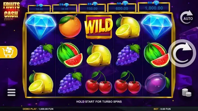 Fruits Cash slot screenshot 1
