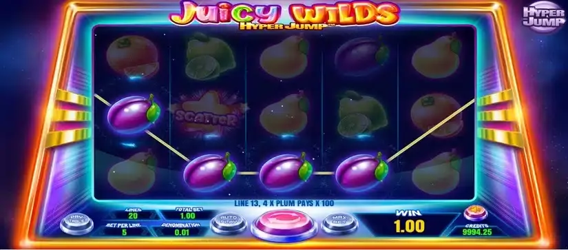 Juicy Wilds slot screenshot 2