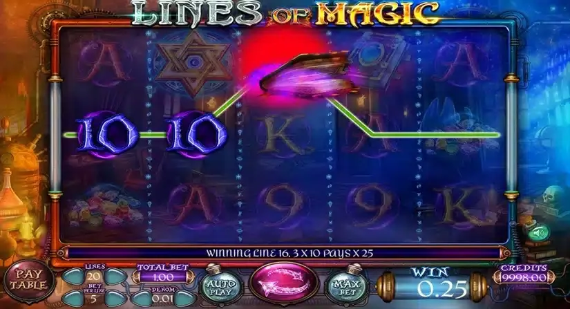 Lines of Magic slot screenshot 2