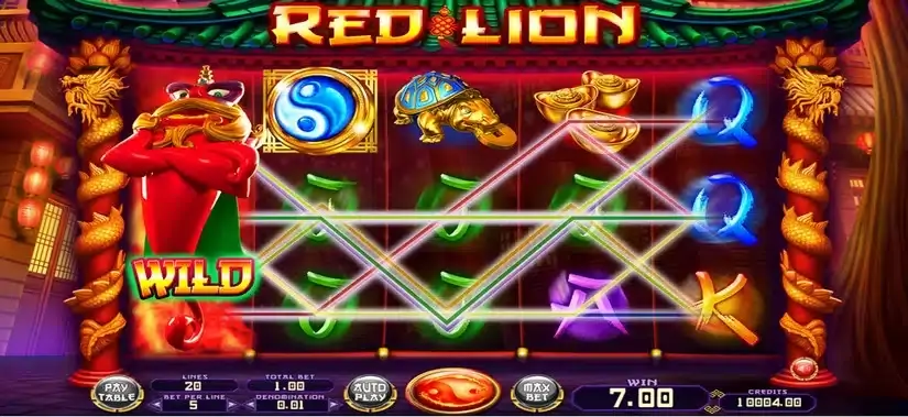 Red Lion slot screenshot 2