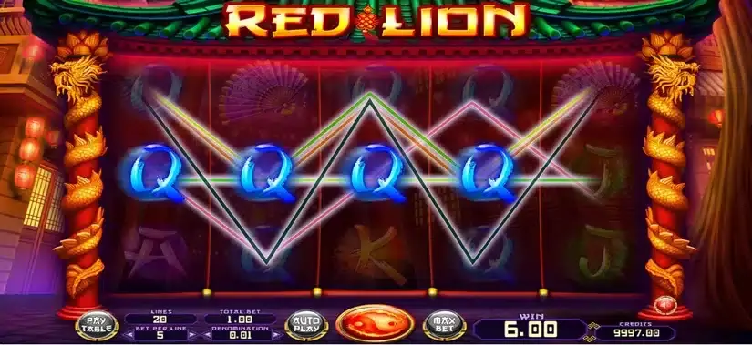 Red Lion slot screenshot 3