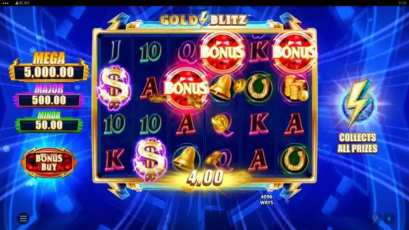 Gold Blitz slot screenshot 2