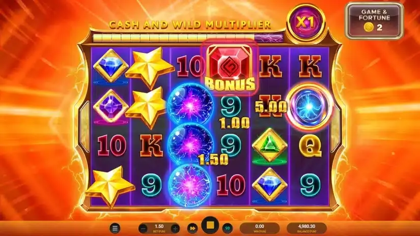 Cosmic Rush Dream Drop slot screenshot 3
