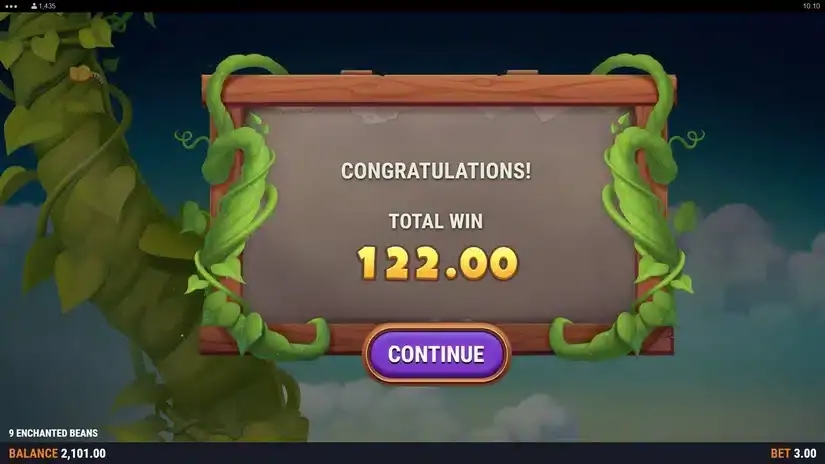 9 Enchanted Beans slot screenshot 