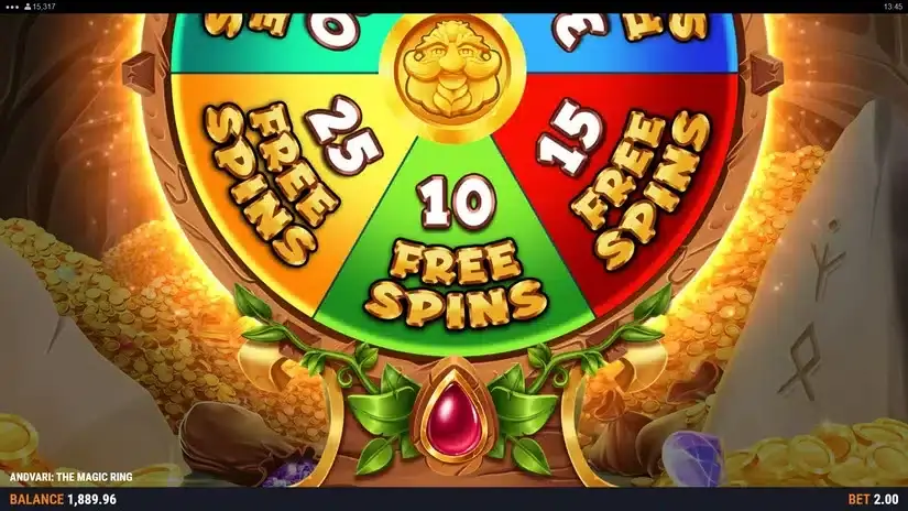 Andvari: The Magic Ring slot screenshot 3