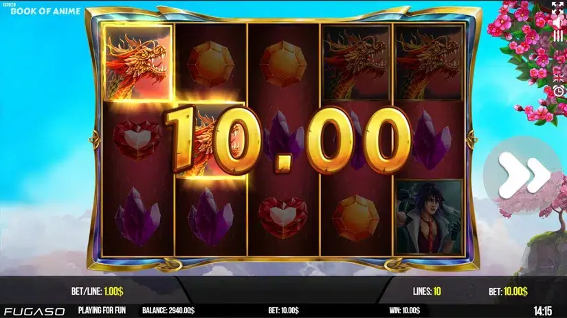Book of Anime slot screenshot 3