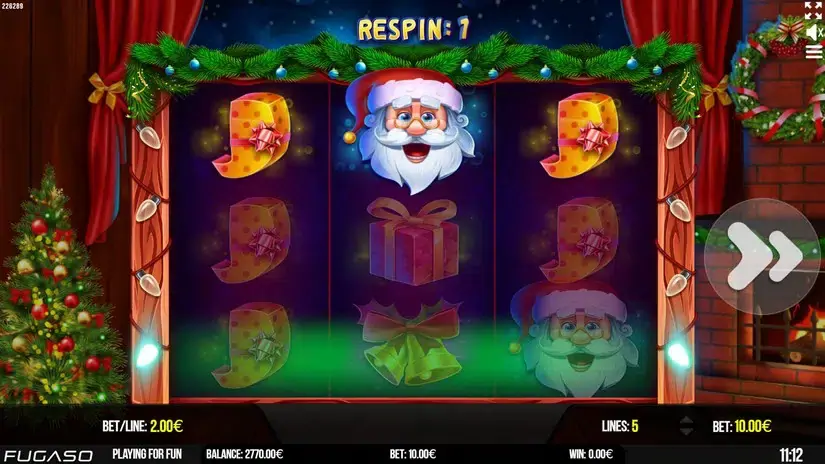 Santa’s Jingle Wheel slot screenshot 2