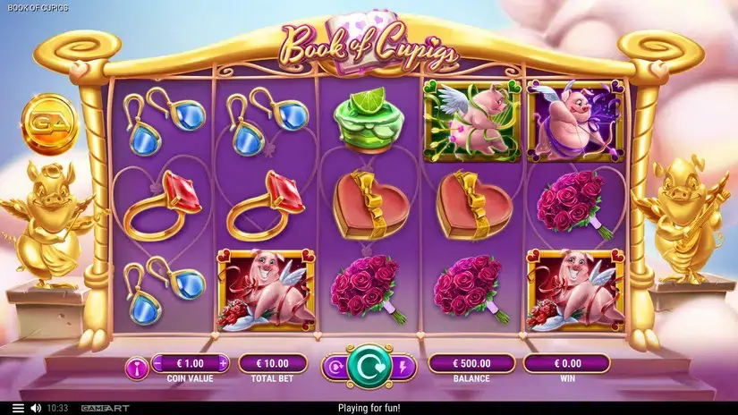 Book of Cupigs slot screenshot 1