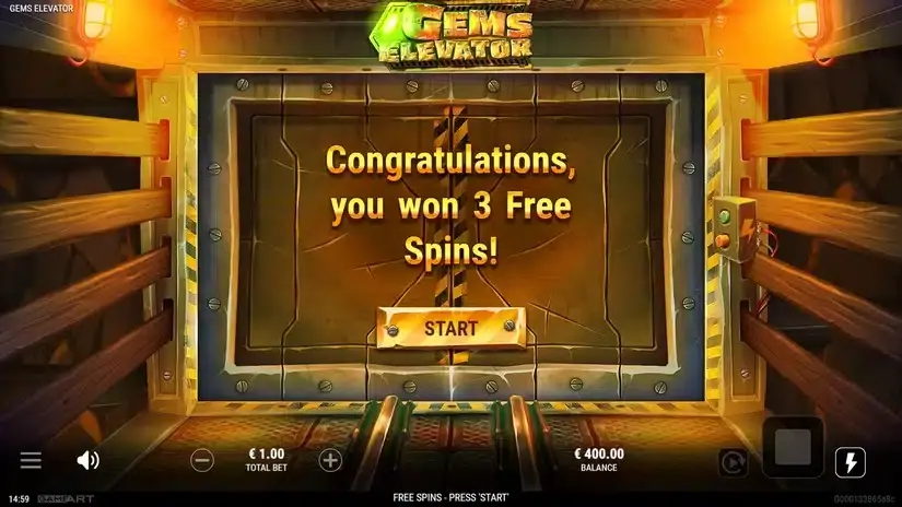 Gems Elevator slot screenshot 3