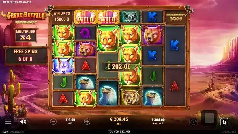 Great Buffalo Megaways slot screenshot 6