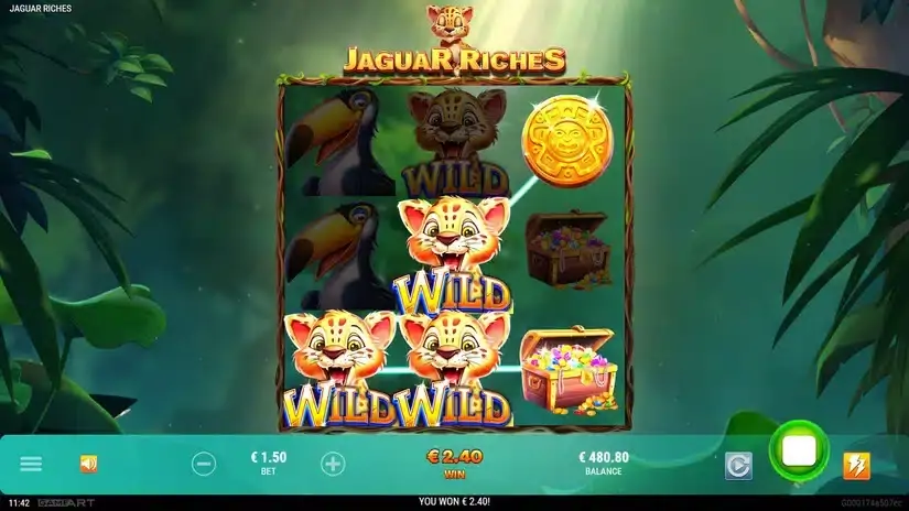 Jaguar Riches slot screenshot 3