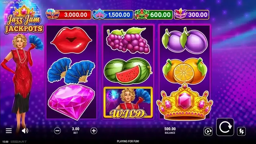 Jazz Jam Jackpots slot screenshot 1