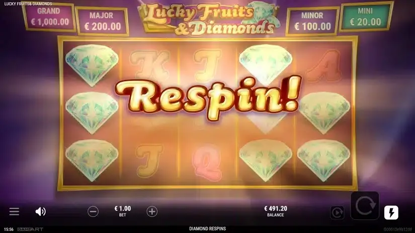 Lucky Fruits & Diamonds slot screenshot 4