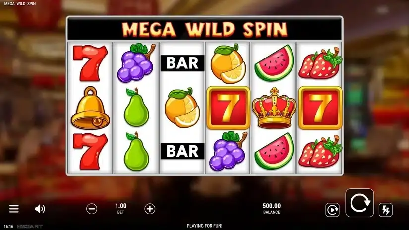Mega Wild Spin slot screenshot 1