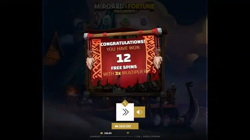 Midgard’s Fortune Megaways slot screenshot 3