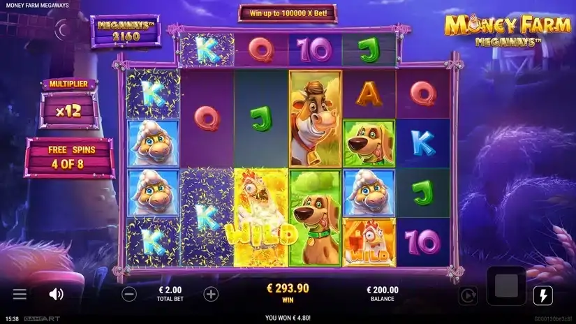 Money Farm Megaways slot screenshot 5
