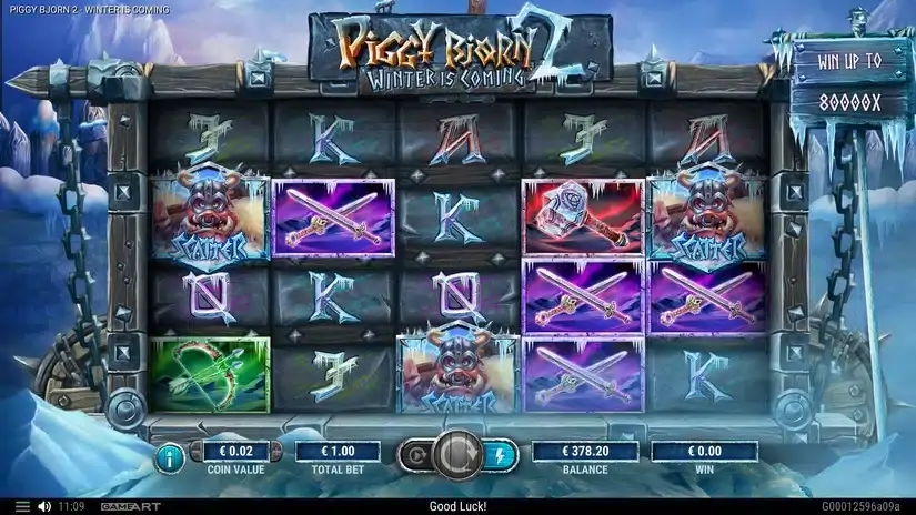 Piggy Bjorn 2 — Winter is Coming slot screenshot 4
