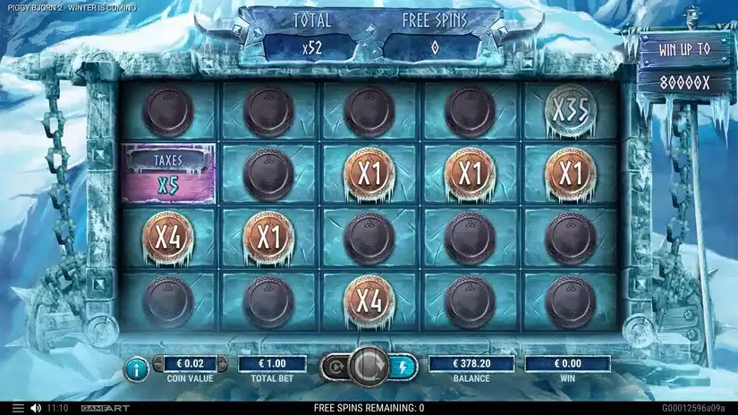 Piggy Bjorn 2 — Winter is Coming slot screenshot 6