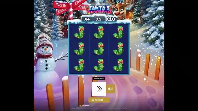 Santa’s Downfall slot screenshot 2