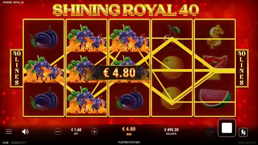 Shining Royal 40 slot screenshot 2