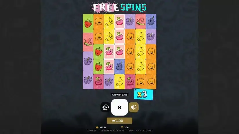 Slasher & Berry slot screenshot 5