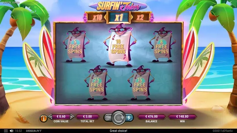 Surfin’ Joker slot screenshot 4