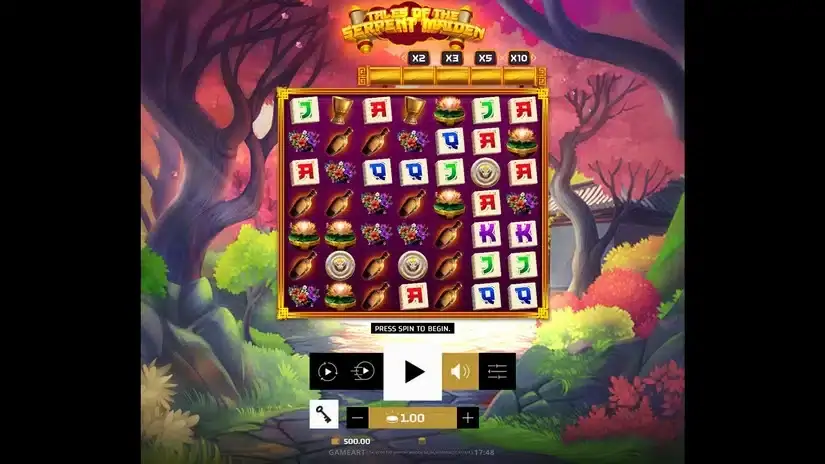 Tales of the Serpent Maiden slot screenshot 1