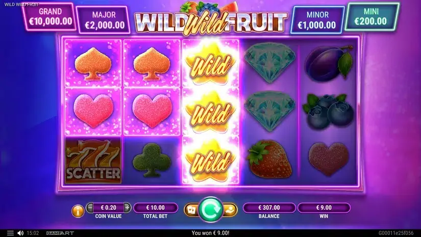 Wild Wild Fruit slot screenshot 4
