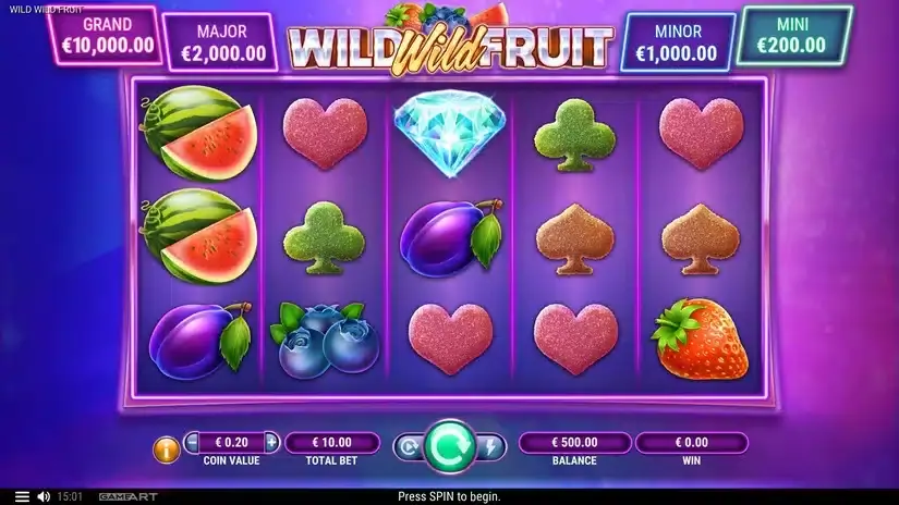 Wild Wild Fruit slot screenshot 1